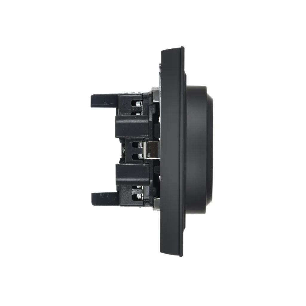 Priză dublă cu împământare brite 16 a 220 - 240 v grafit iek 4