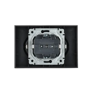 Priză dublă cu împământare brite 16 a 220 - 240 v grafit iek Thumbnail 2