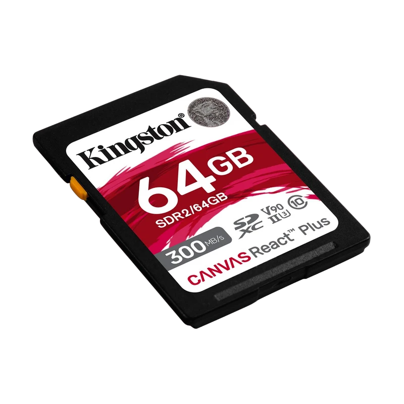 Карта памяти kingston canvas react plus, 64гб (sdr2/64gb) 2