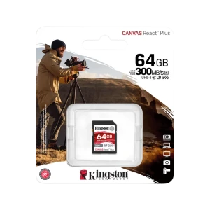 Карта памяти kingston canvas react plus, 64гб (sdr2/64gb) Thumbnail 3