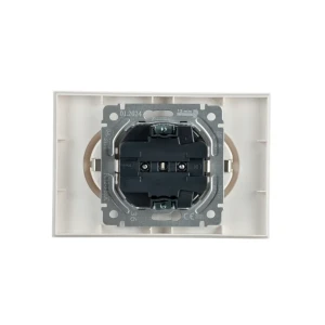 Priză dublă cu împământare brite 16 a 220 - 240 v perlă iek Thumbnail 2