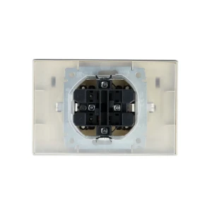 Priză dublă cu capac brite 16 a 220 - 240 v aluminiu iek Thumbnail 2
