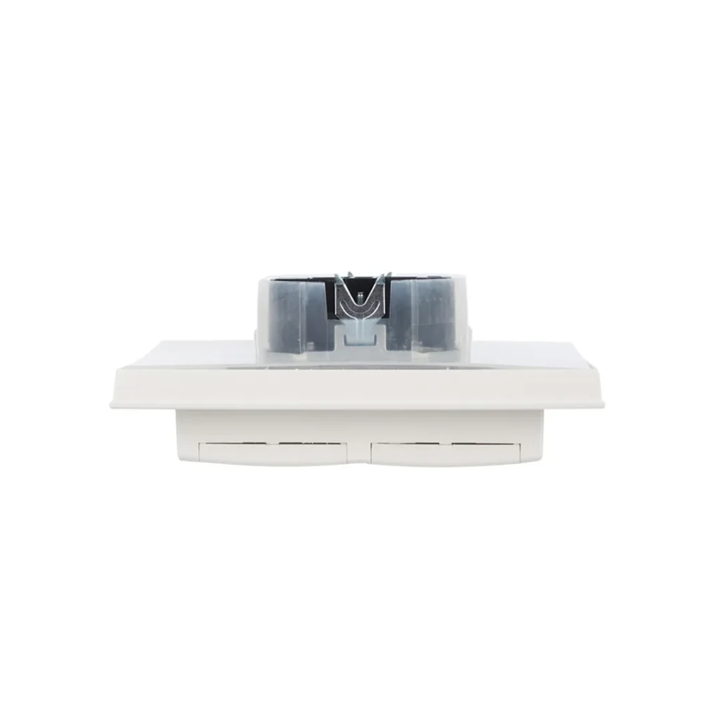 Priză dublă cu capac brite 16 a 220 - 240 v perlă iek 3