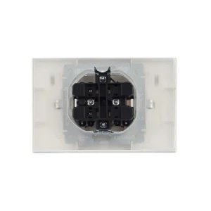 Priză dublă cu capac brite 16 a 220 - 240 v perlă iek Thumbnail 2