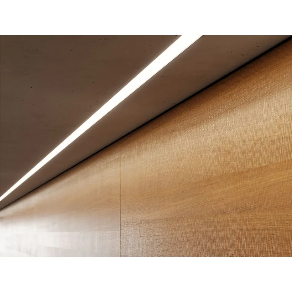 Profil din aluminiu cu dispersor hiro 2020 x 57.4 x 14.6 mm lumines 5