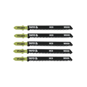 Set pânze pentru lemn și plastic pentru fierăstrău vertical (pendular) 100 mm 5 buc. yato
