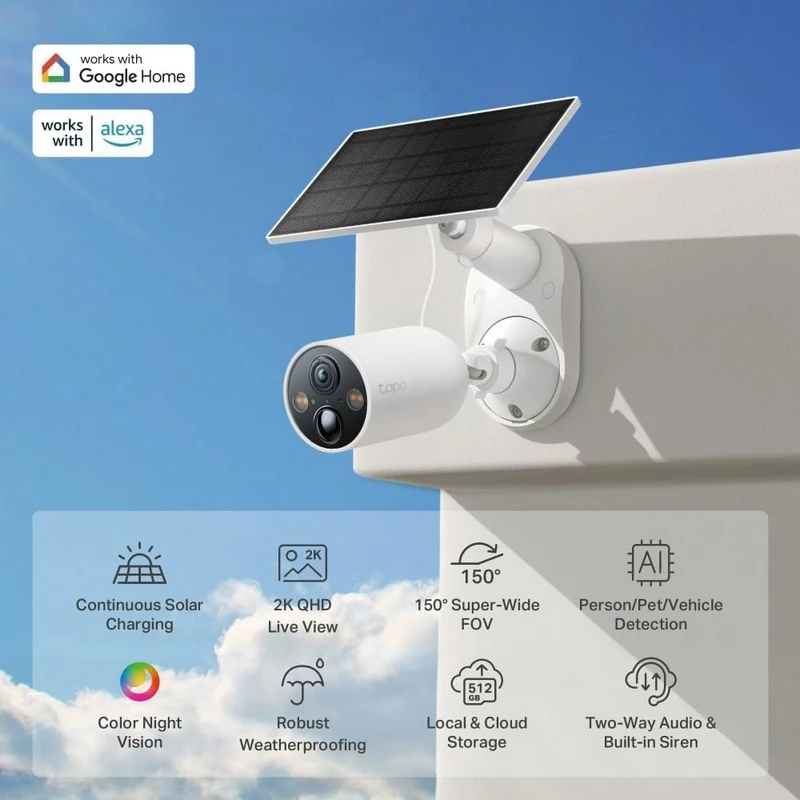 Camera de supraveghere tp-link tc85 kit, alb 9