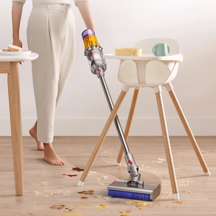 Aspirator vertical dyson v12s detect slim submarine, galben | nichel 3