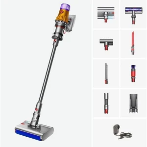 Aspirator vertical dyson v12s detect slim submarine, galben | nichel Thumbnail 4