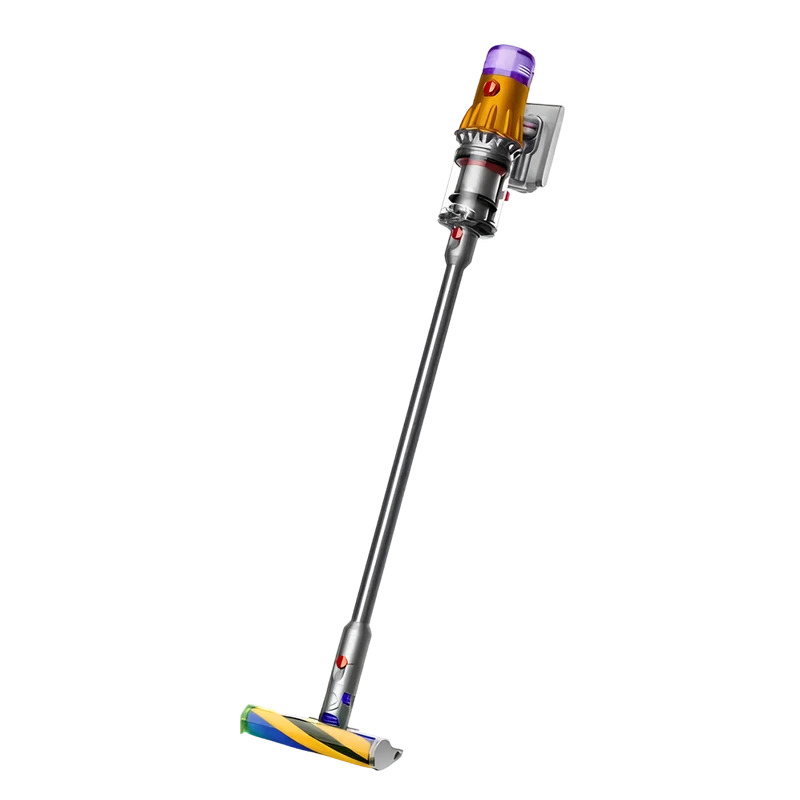 Aspirator vertical dyson v12 detect slim absolute, galben | nichel 9
