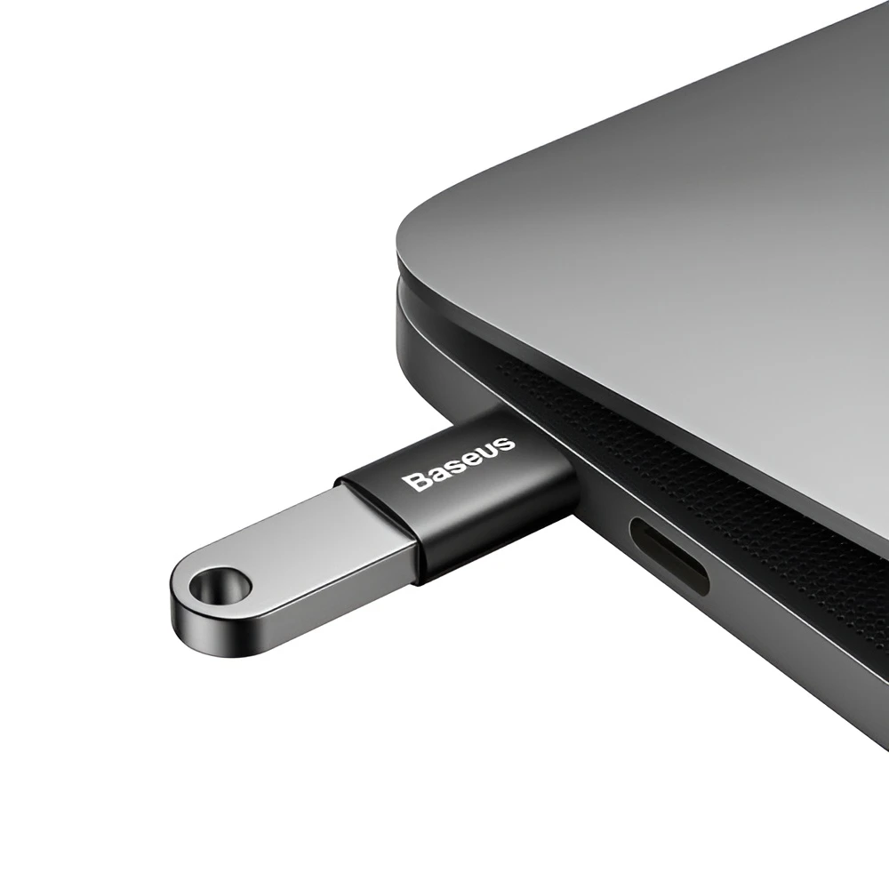 Baseus adapter otg usb-a 3.1 to type-c 3.1  ingenuity series, black 3