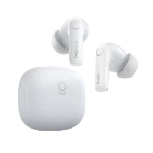 Baseus in-ear true wireless earbuds bass bp1 pro, moon white Thumbnail 2