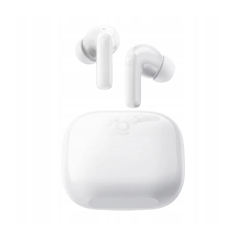Baseus in-ear true wireless earbuds bass bp1 nc, moon white 2