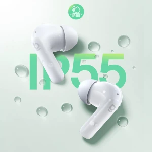 Baseus in-ear true wireless earbuds bass bp1 nc, moon white Thumbnail 4