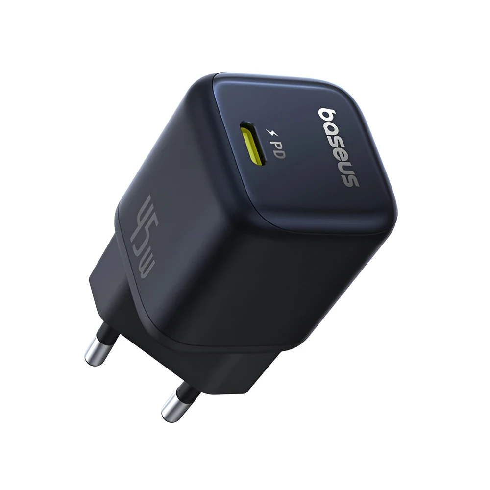 Baseus wall charger gan 1*type-c 45w, picogov series, cosmic black 3