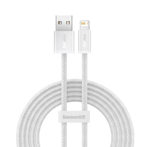 Baseus cable usb-a to type-c 100w 2m, dynamic series, white
