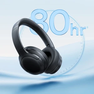 Baseus wireless headphones bass bh1 lite, cosmic black Thumbnail 2