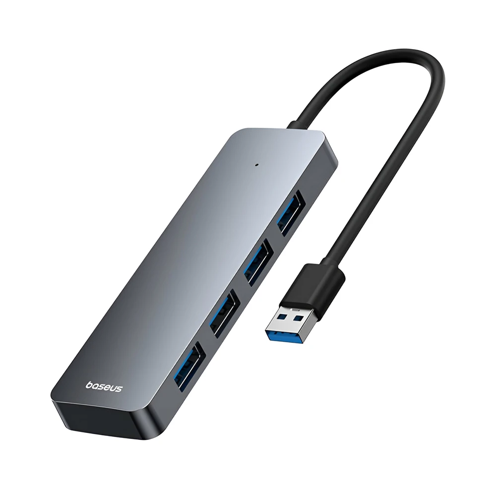 Baseus hub 4in1 usb-a 3.0 to 4*usb-a 3.0 ultrajoy series, space grey 2