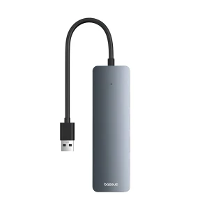 Baseus hub 4in1 usb-a 3.0 to 4*usb-a 3.0 ultrajoy series, space grey