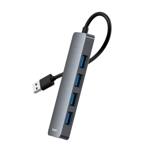 Baseus hub 4in1 usb-a 3.0 to 4*usb-a 3.0 ultrajoy series, space grey Thumbnail 3