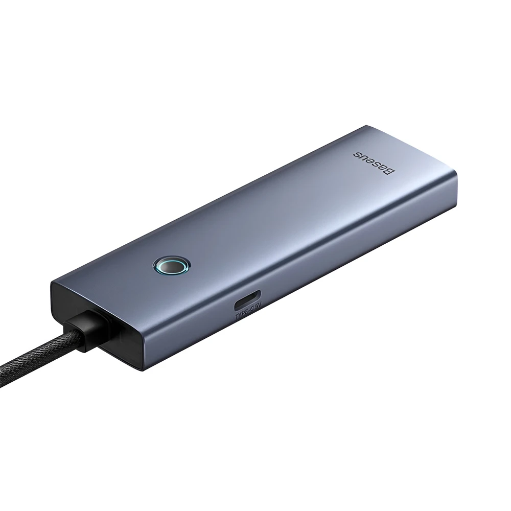 Baseus hub 4in1 type-c 3.0 to 4*usb-a 1*type-c 3.0 ultrajoy series, space grey 3