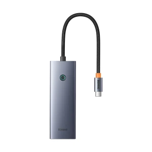 Baseus hub 4in1 type-c 3.0 to 4*usb-a 1*type-c 3.0 ultrajoy series, space grey