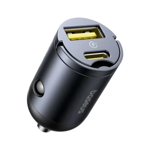 Baseus car charger mini 1*type-c 30w, tiny star series, black