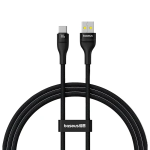 Baseus cable 2 in 1 type-c 100w 1m, flash 2 series, cluster black