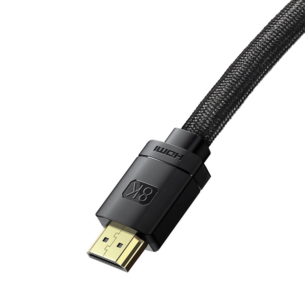 Baseus cable hdmi to hdmi, v1.4, high speed, 8k@60hz 2m, high definition series, black 3