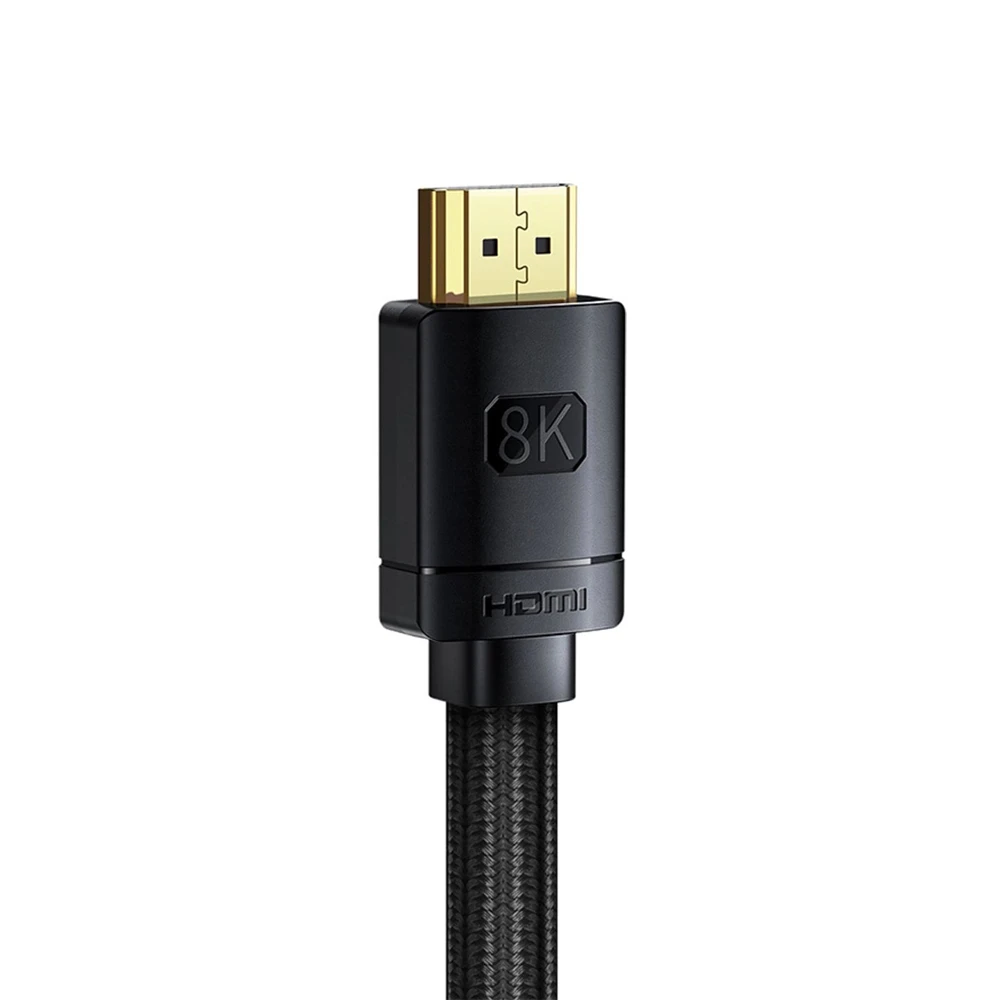 Baseus cable hdmi to hdmi, v1.4, high speed, 8k@60hz 1m, high definition series, black 2