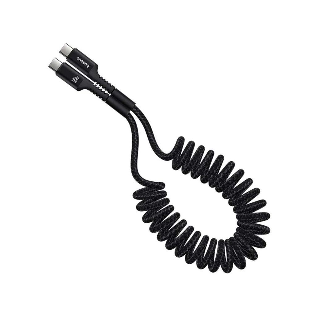 Baseus cable type-c to type-c 100w 1m, fish-eye series, cluster black 2