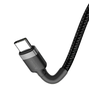 Baseus cable type-c to type-c 60w 2m, cafule series, black Thumbnail 2