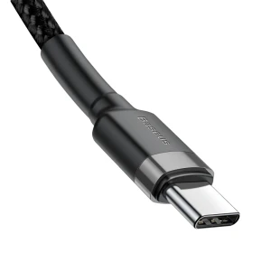 Baseus cable type-c to type-c 60w 2m, cafule series, black Thumbnail 3