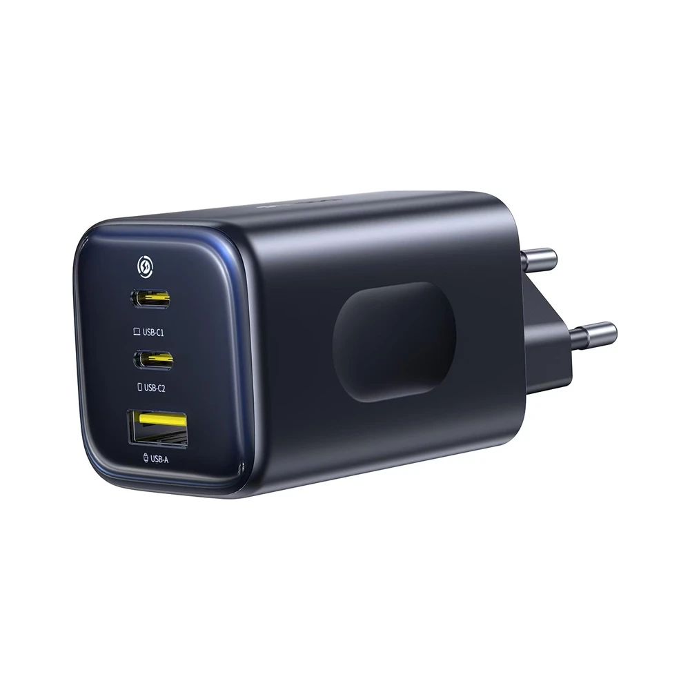 Baseus wall charger gan 2*type-c+1*usb-a 100w, picogov series ae11, cosmic black 2