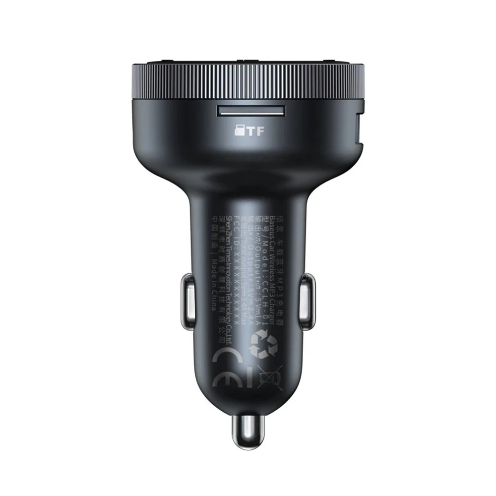 Baseus car wireless mp3 charger enjoy, black  3