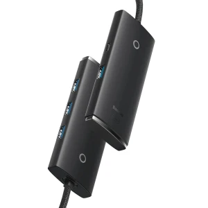 Baseus hub 4in1 type-c 3.0 to 4*usb-a 1*type-c 3.0 lite series, black Thumbnail 3