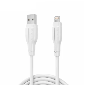Bavin charging & data cable usb to lightning, tpe, 1m, 18w, white