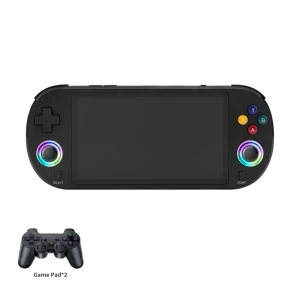 Портативная ретро игровая консоль dezorq m22pro, 64gb, hdmi, 2 геймпада, черная Thumbnail 3