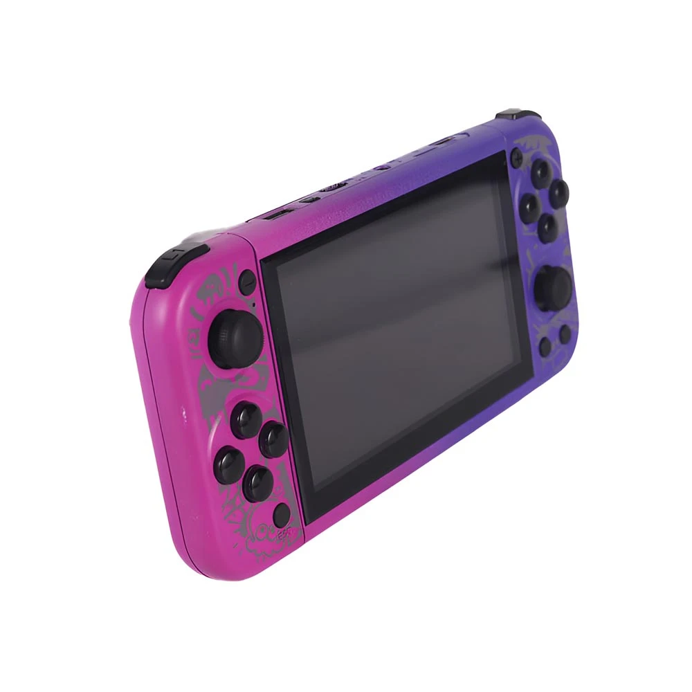 Портативная ретро игровая консоль g50v 5.0 дюймов, 64gb, hd вывод, встроенные игры, фиолетовая 2