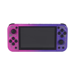 Портативная ретро игровая консоль g50v 5.0 дюймов, 64gb, hd вывод, встроенные игры, фиолетовая