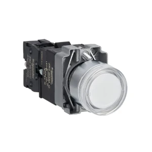 Кнопка с led подсветкой с возвратом 220 - 240 в 3 a ip65 белый schneider-electric
