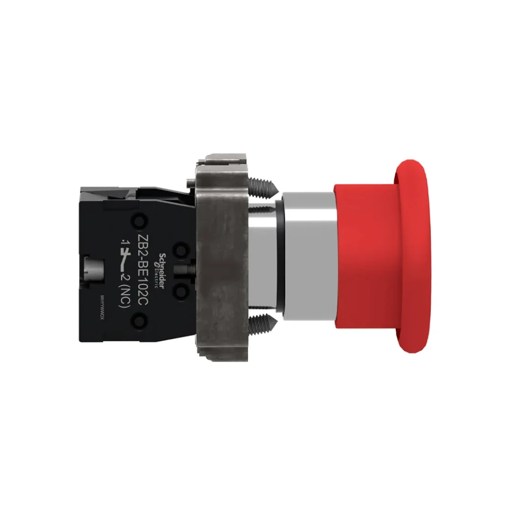 Кнопка с возвратом 220 - 240 в 3 a ip65 красный schneider-electric 2
