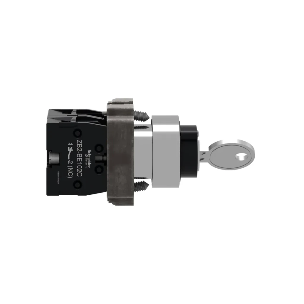 Переключатель с ключом 220 - 240 в 3 a ip65 чёрный schneider-electric 2