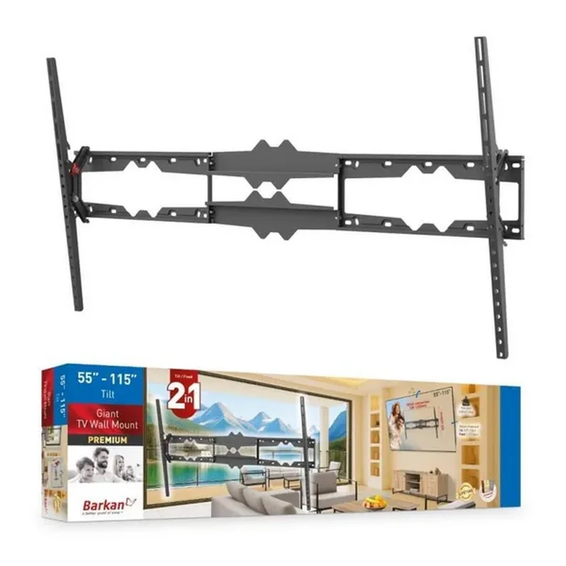 Suport tv de perete barkan bm510, negru 2