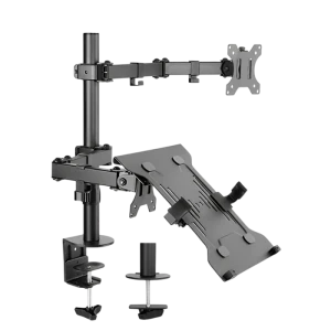 Suport birou pentru monitoare barkan m141lt, negru Thumbnail 4