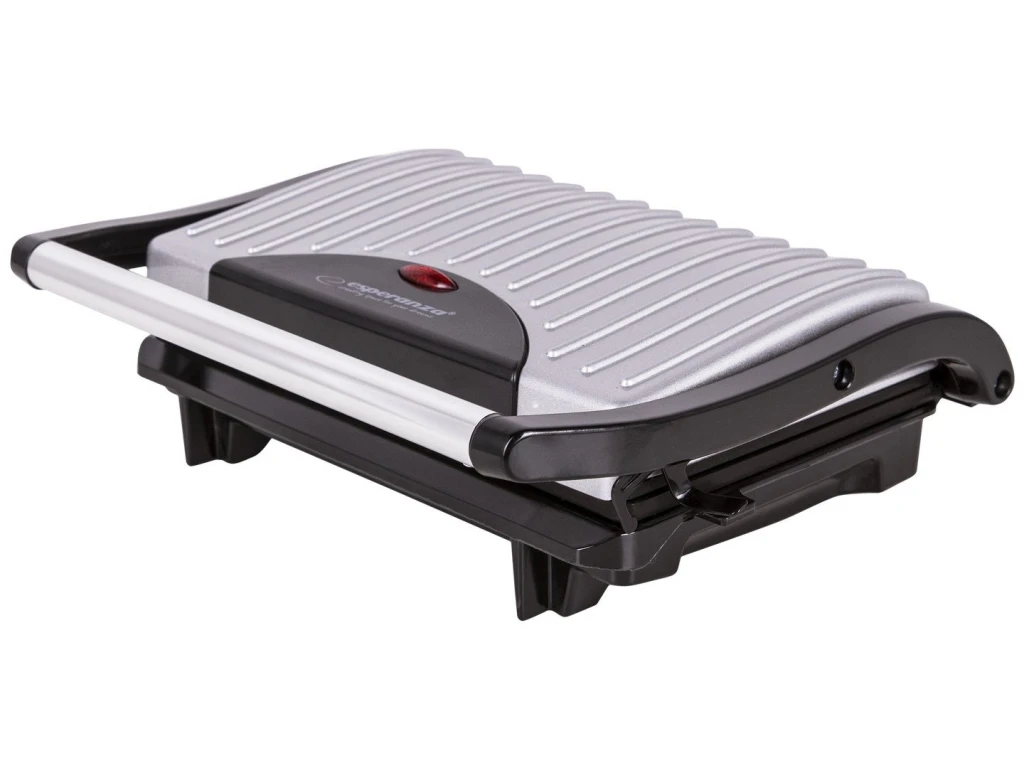 Grill esperanza pizzaiola ekg005 750w, automatic temperature control easy to clean the heating plates non-stick coating of the heating plates heat-ins 3