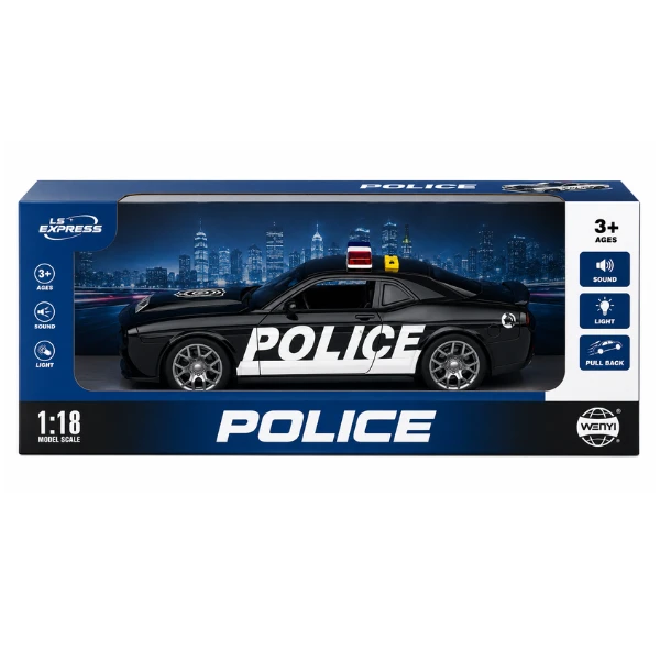 Mașină de poliție 1:18 (lumină / sunet) 3