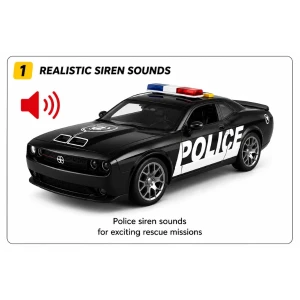 Mașină de poliție 1:18 (lumină / sunet) Thumbnail 4