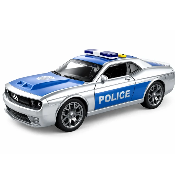 Mașinuță de poliție 1:18 (lumină / sunet) 2