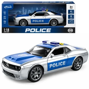 Mașinuță de poliție 1:18 (lumină / sunet)